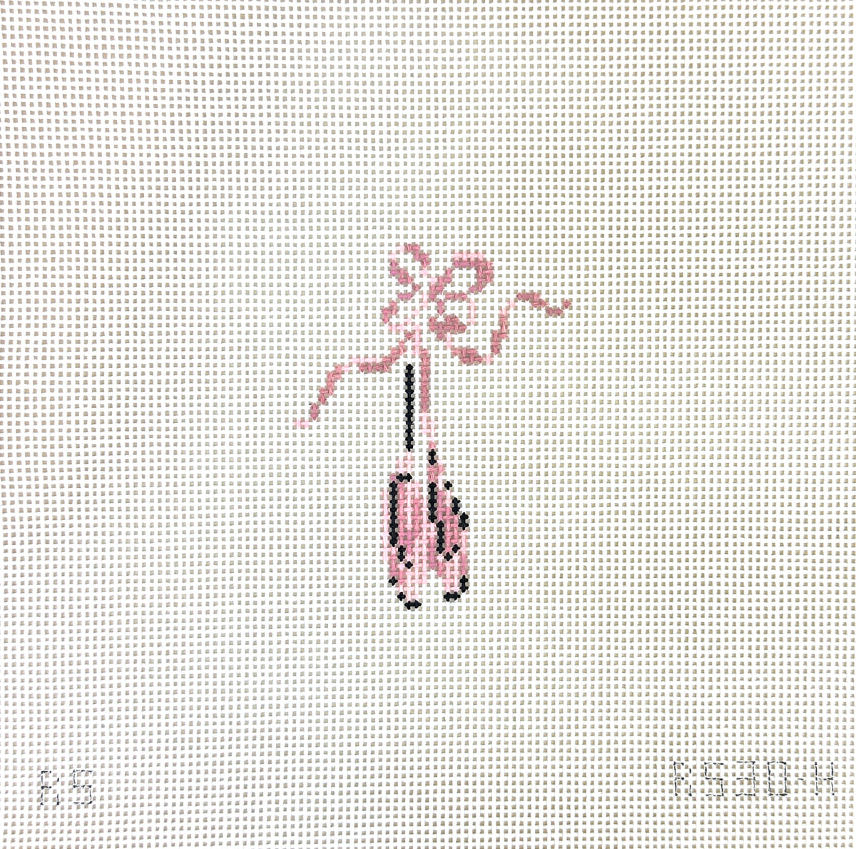 The Plum Stitchery Nutcracker Series - Ballet Slippers Needlepoint Canvas