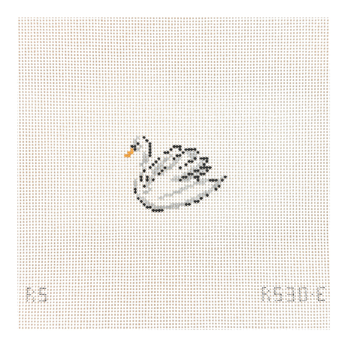 The Plum Stitchery Nutcracker Series - Swan Left Needlepoint Canvas