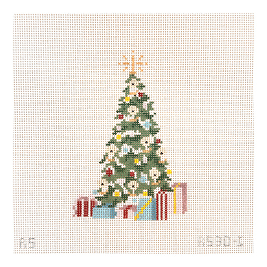 The Plum Stitchery Nutcracker Series - Tree Needlepoint Canvas