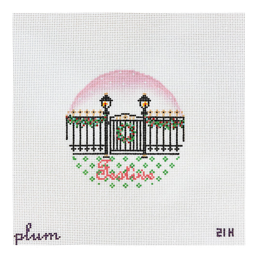 The Plum Stitchery Plum Christmas - Festive Needlepoint Canvas