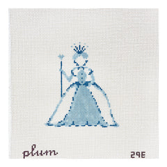 The Plum Stitchery Alice in Wonderland Queen Of Hearts Needlepoint Canvas