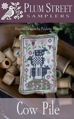 Plum Street Samplers Cow Pile Cross Stitch Pattern