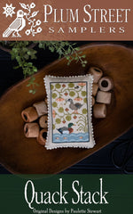 Plum Street Samplers Quack Stack Cross Stitch Pattern