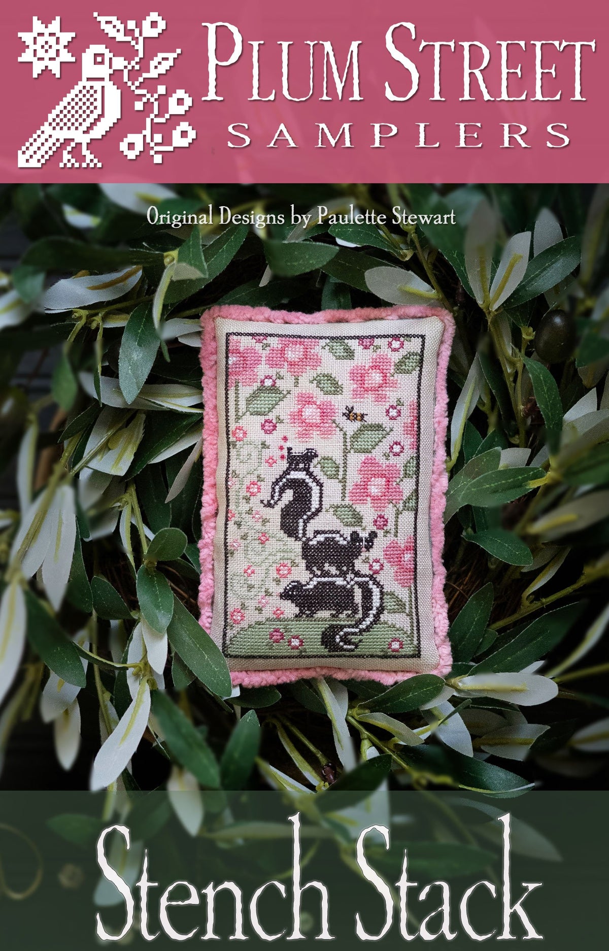 Plum Street Samplers Stench Stack Cross Stitch Pattern