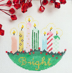 The Plum Stitchery Bright Needlepoint Canvas