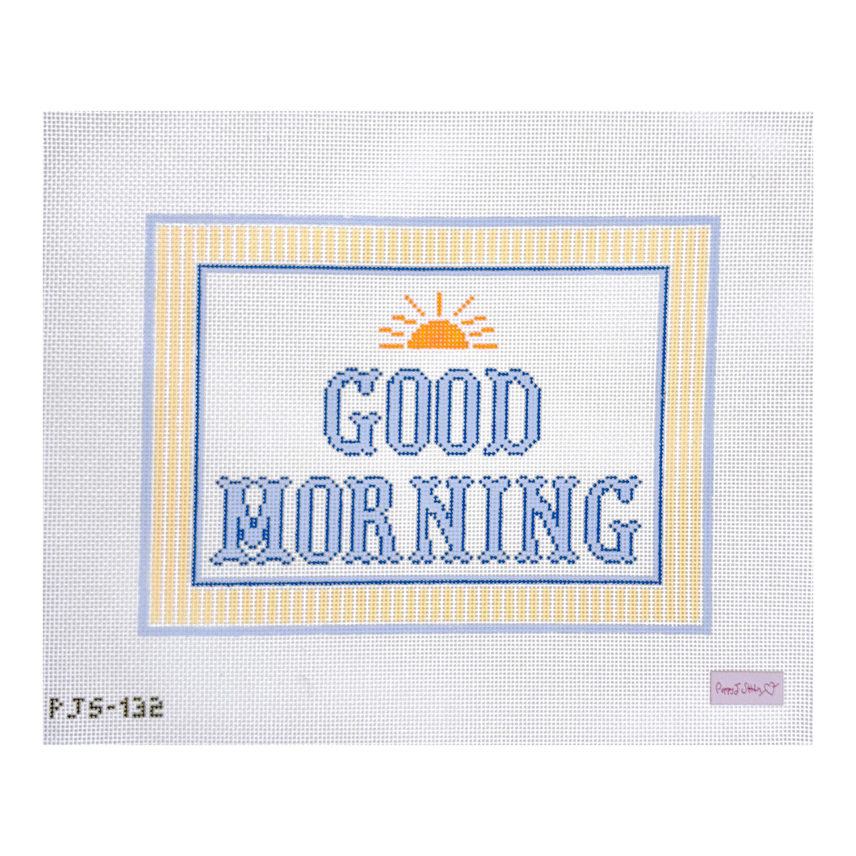 Poppy J Stitches Good Morning Needlepoint Canvas