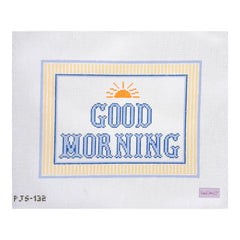 Poppy J Stitches Good Morning Needlepoint Canvas