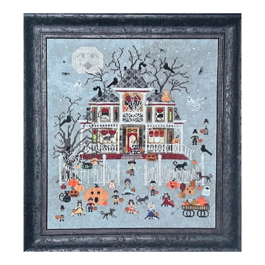 Praiseworthy Stitches Mummy's Moonlight Cafe Cross Stitch Pattern