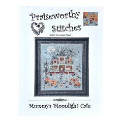 Praiseworthy Stitches Mummy's Moonlight Cafe Cross Stitch Pattern