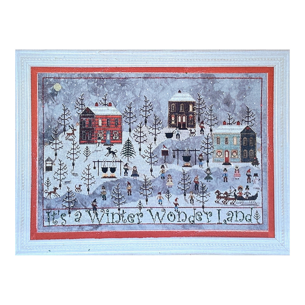 Praiseworthy Stitches Winter at Sugar Hill Cross Stitch Pattern