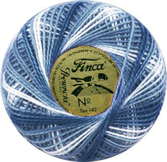 Presencia Perle Cotton Size 5 - 9655 Variegated Antique Blue