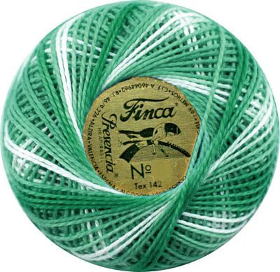 Presencia Perle Cotton Size 5 - 9785 Variegated Seagreen