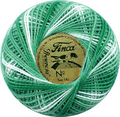 Presencia Perle Cotton Size 5 - 9785 Variegated Seagreen
