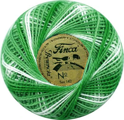 Presencia Perle Cotton Size 5 - 9815 Variegated Nile Green