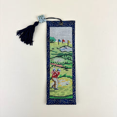 Princely Designs Self Finishing Needlepoint Bookmark - Golf