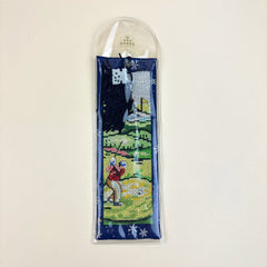 Princely Designs Self Finishing Needlepoint Bookmark - Golf