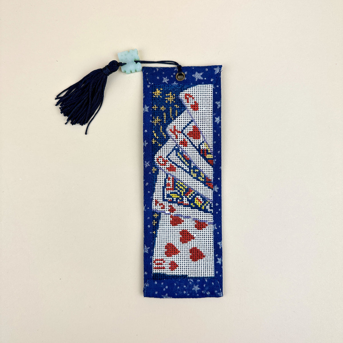 Princely Designs Self Finishing Needlepoint Bookmark - Playing Cards