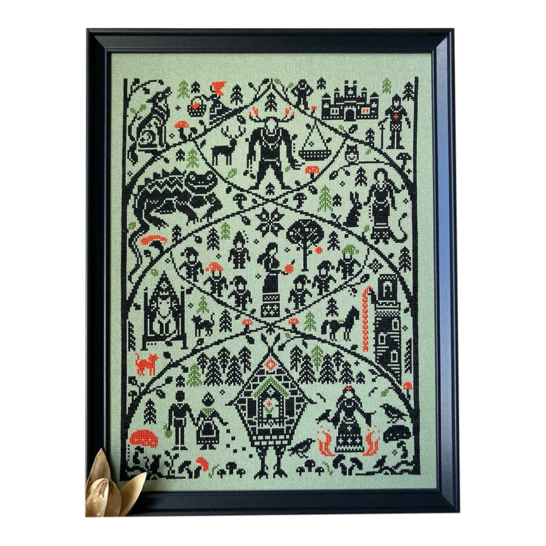 Quaternion Creations Forest Fairytale Cross Stitch Pattern