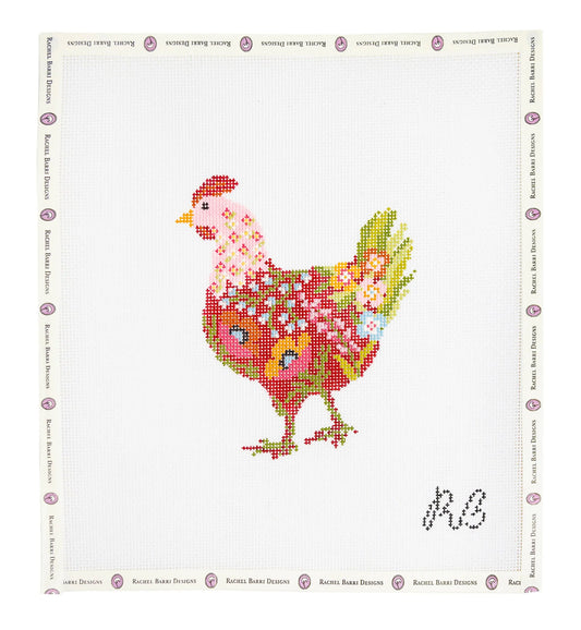 Rachel Barri Coco The Chicken Needlepoint Canvas