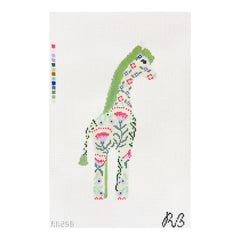 Rachel Barri Geraldine The Giraffe Needlepoint Canvas