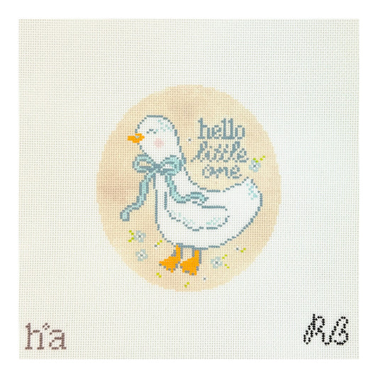 Rachel Barri Hollei Anne Hayes Hello Little One Needlepoint Canvas
