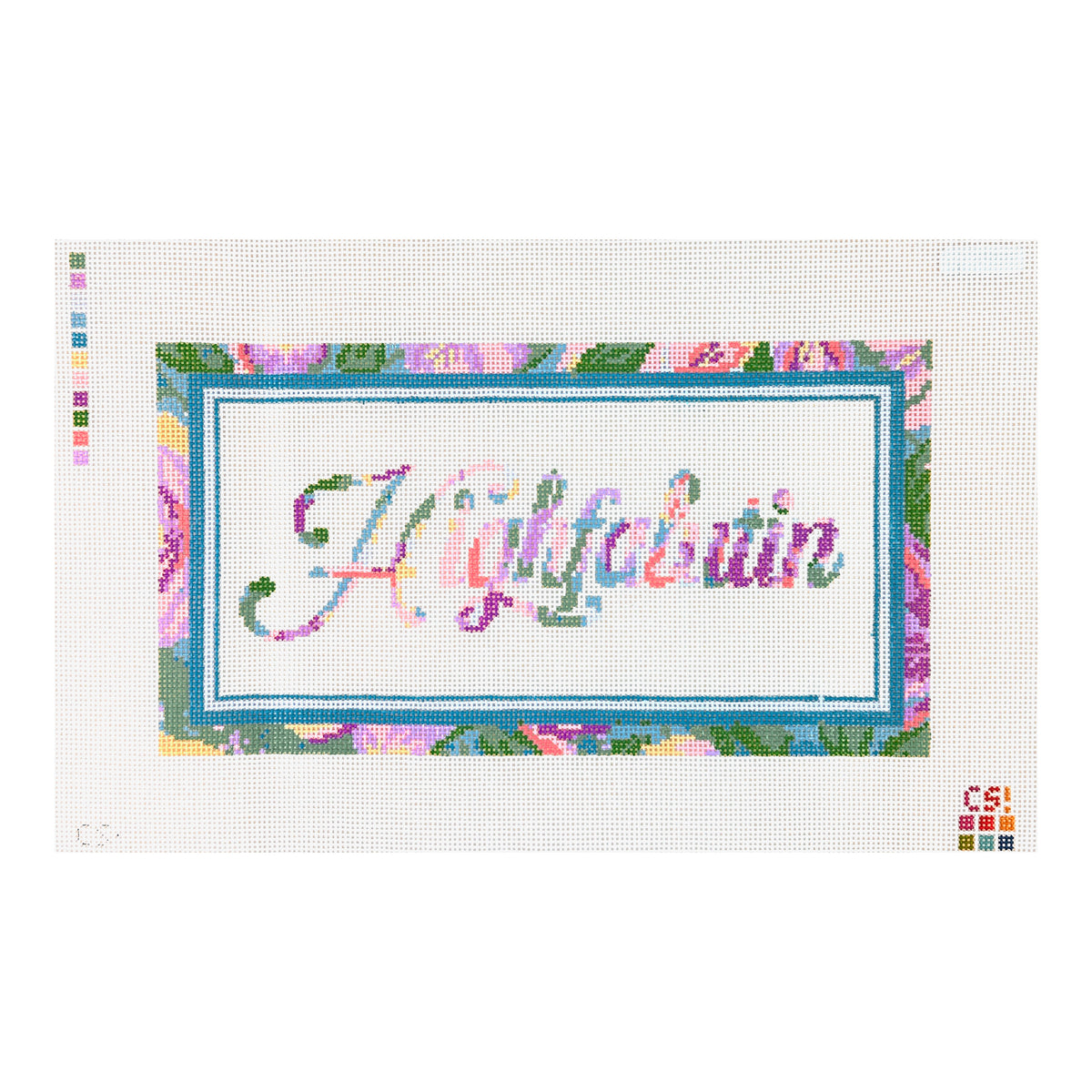 Rachel Barri Highfalutin Needlepoint Canvas