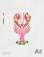 Rachel Barri Lola the Lobster Needlepoint Canvas