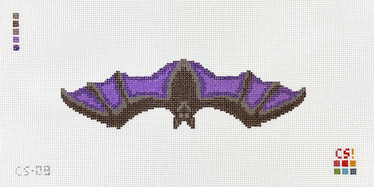 Rachel Barri The Colorful Stitch Upside Down Bat Needlepoint Canvas