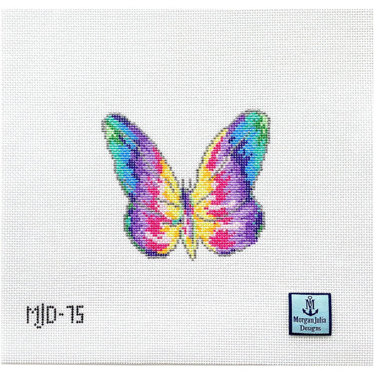 Morgan Julia Rainbow Butterfly Needlepoint Canvas