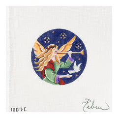 Rebecca Wood Designs Angels Dove Ornament Needlepoint Canvas
