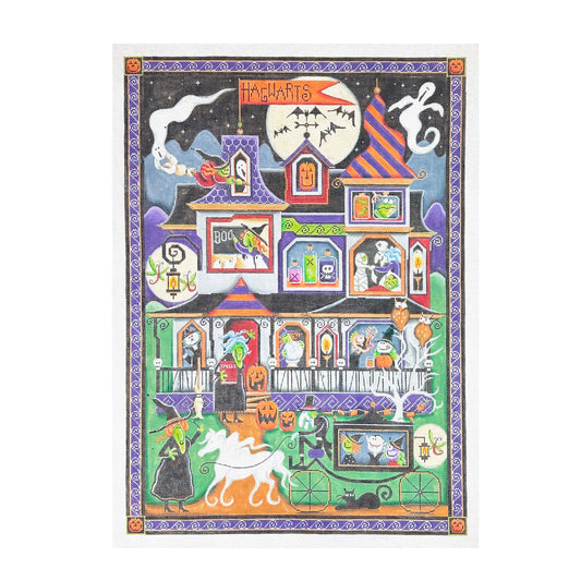 Rebecca Wood Designs Hagwarts Needlepoint Canvas