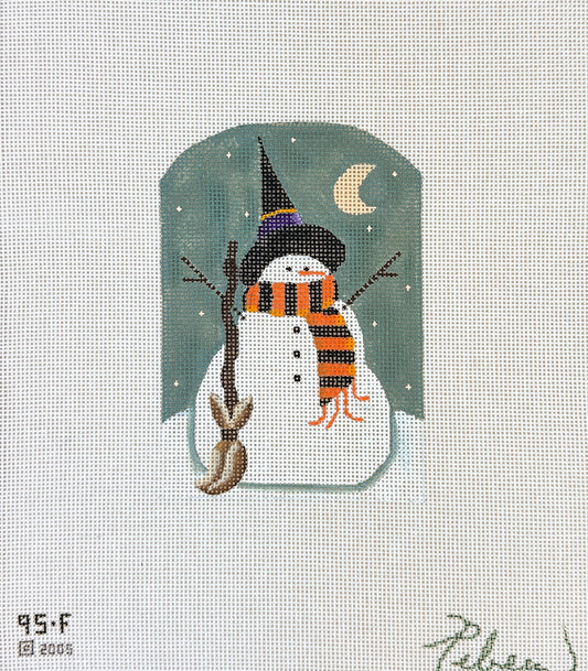 Rebecca Wood Designs Halloween Snow Needlepoint Canvas