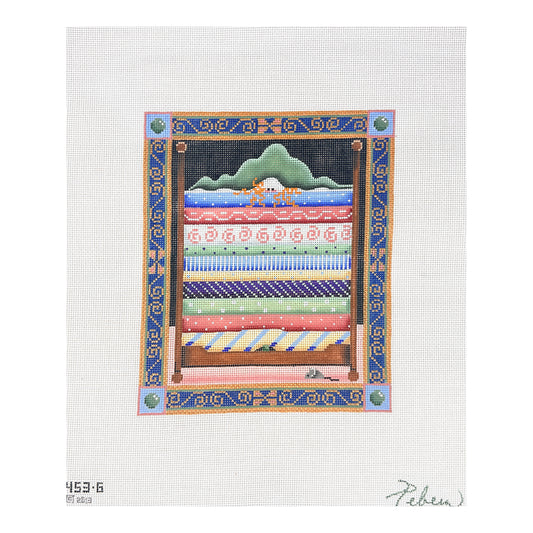 Rebecca Wood Designs Princess & The Pea Needlepoint Canvas