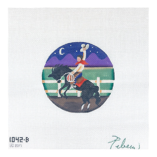 Rebecca Wood Designs Yee-Haw Needlepoint Canvas - 18M