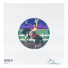 Rebecca Wood Designs Yee-Haw Needlepoint Canvas - 18M