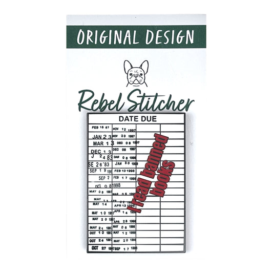Rebel Stitcher Designs Banned Books Needle Minder