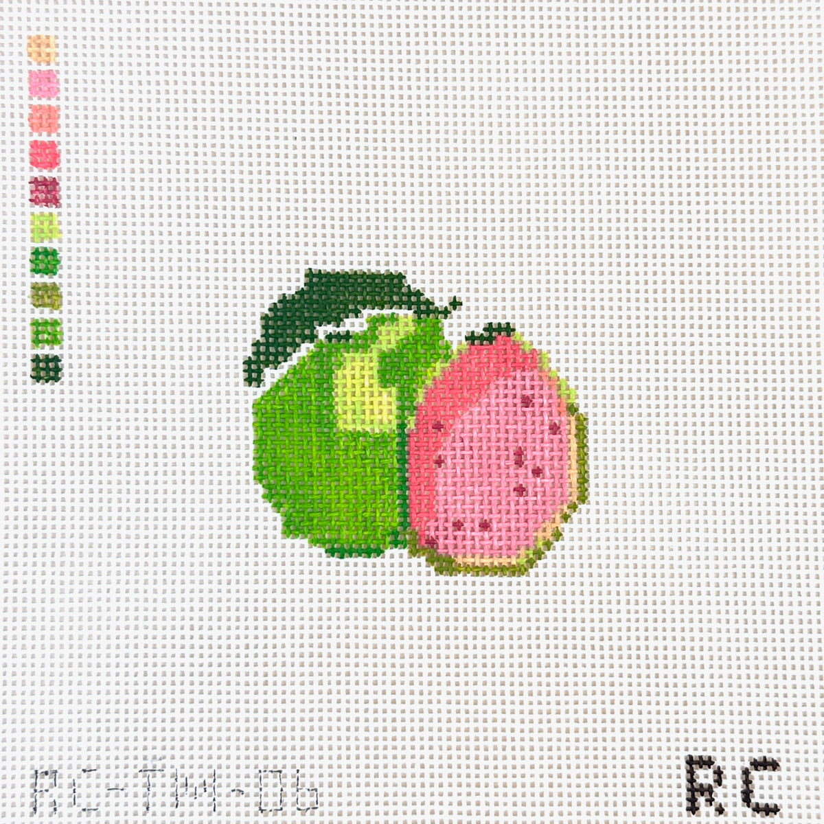 RenniCo Guava Mini Needlepoint Canvas