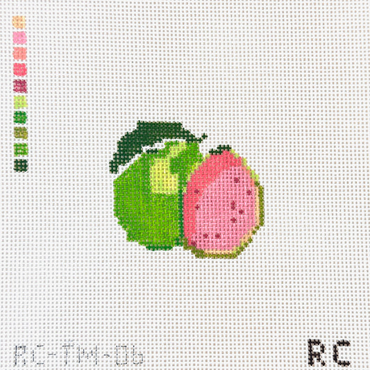 RenniCo Guava Mini Needlepoint Canvas