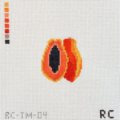 RenniCo Papaya Mini Needlepoint Canvas