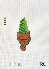 RenniCo Taiyaki Matcha Needlepoint Canvas