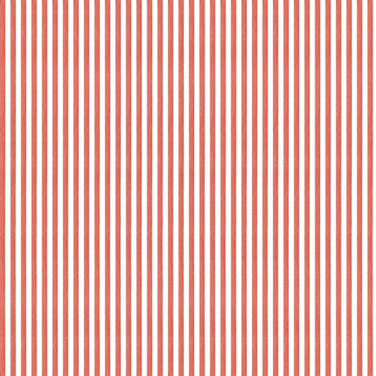 Riley Blake Designs Egg Hunt Stripes Cotton Fabric - Red