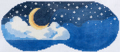 Rittenhouse Needlepoint Designs Moon and Stars Sleep Mask Needlepoint Canvas