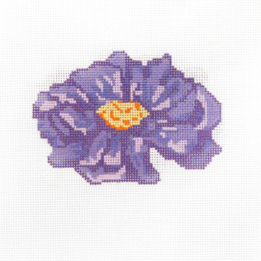 Rittenhouse Needlepoint Purple Zinnia Needlepoint Canvas - 13M