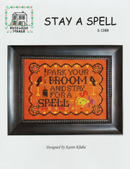 Rosewood Manor Stay a Spell Cross Stitch Pattern