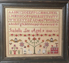 Running With Needles & Scissors Isabella Lee 1845 Cross Stitch Pattern