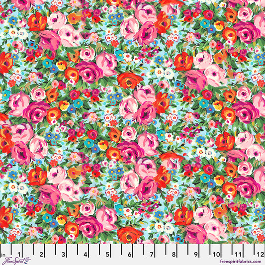 Sarah Campbell Joyful Posy Cotton Fabric - Multi