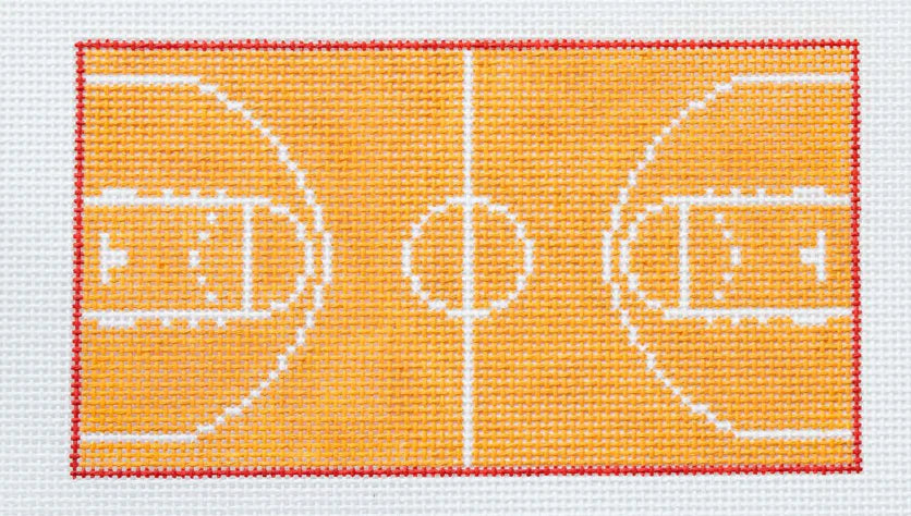 Saturnalia Stitching Basketball Court Needlepoint Canvas