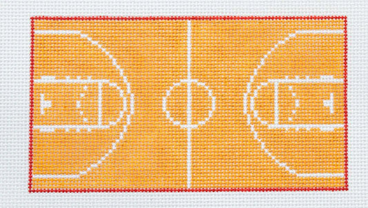 Saturnalia Stitching Basketball Court Needlepoint Canvas