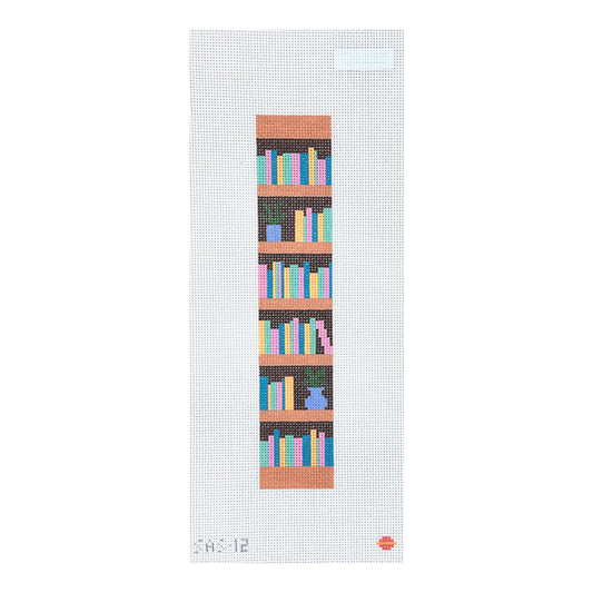 Saturnalia Stitching Bookish Bookmark Key Fob Needlepoint Canvas