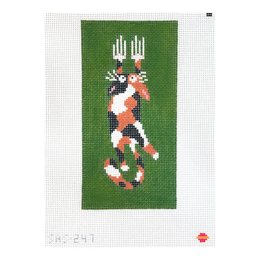 Saturnalia Stitching Calico Cat Tapestry Needlepoint Canvas